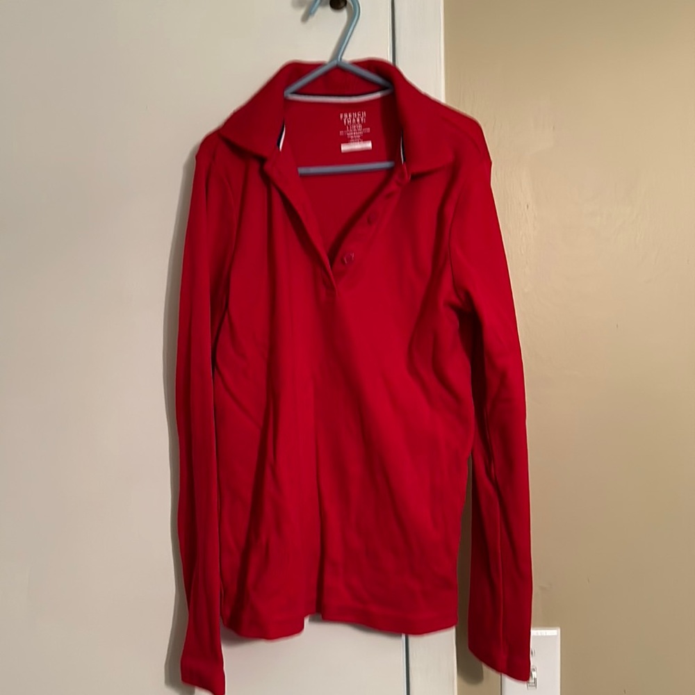 Girls long sleeved uniform shirt